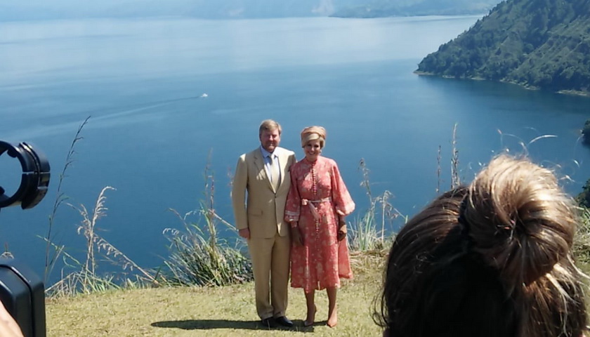 King Willem and Queen Maxima were mesmerized when they visited Singgolom Hill (Singgolom Hill)